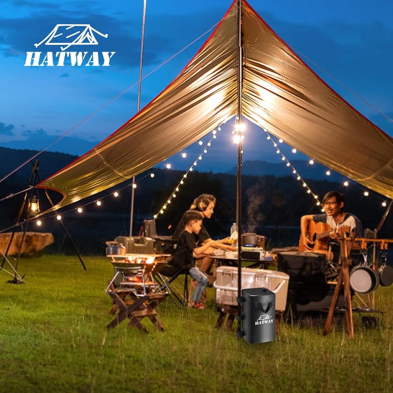 Hatway Canopy Weights,176 LBS Water Bag Set of 4 Leg Weights for Pop Up Canopy,Gazebo,Canopies,Tent-4 * 20L-Black - Image 5